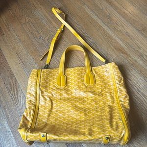 Goyard yellow Authentic Voltaire tote